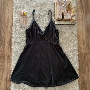 PrivacyPlease Velvet Slip Dress